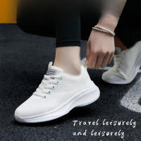 Zapatillas de moda para mujer Fly Weave Transpirable Suela blanda Ligero Tendencia Moda Casual Zapatillas de deporte - details 1