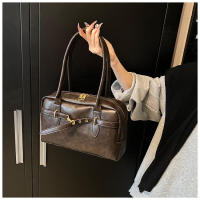 Bolso "Hombro de Mujer 2025" |   Retro grande |   Almohada estilo Boston. |   Bolso de hombro elegante para oficina y vida. |    "De mujer | | | | - details 27