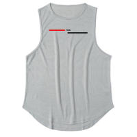 Muscleguys-Camiseta sin mangas de malla para hombre, Camiseta holgada transpirable para entrenamiento de trotar, Verano - details 16
