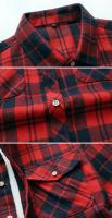 Camisa de Manga Larga con Estampado Geométrico a Rayas Estilo Casual para Hombres - details 8