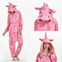 Kigurumi-ropa de dormir con dibujos de animales para niños y niñas, Pijamas suaves de unicornio para el hogar, Invierno - details 8