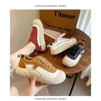 Moda 2025 nuevos zapatos de mujer versátiles transpirables zapatos deportivos casuales de moda con suela gruesa rango de tamaño adulto - details 2