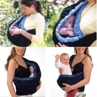 Portabebés de algodón ligero para bebé, bolsa de canguro ajustable y transpirable, un hombro - details 6