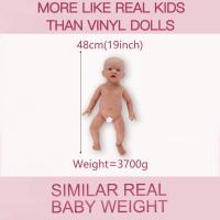 Muñeca de Silicona Renacida IVITA 19 pulgadas, 3700g, Características Educativas para Niños Mayores de 3 Años - details 4