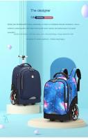 Mochila Escolar de Rueda Grande Impermeable, Resistente al Desgaste, Capacidad para Hombres y Mujeres Hecha en China - details 1