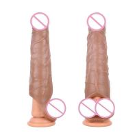 Empaque privado SEXY Condón reutilizable Largo Grande Retraso de la eyaculación Manga de alargamiento masculino Extensor de pene Juguetes sexuales para adultos para hombres - details 6