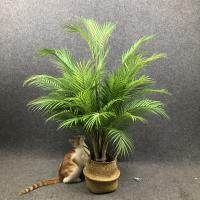 Palmera Artificial grande de 125cm, rama de plantas tropicales, hojas falsas de plástico, Monstera verde para decoración de Navidad, jardín y habitación del hogar - details 9