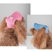 Cómodo sombrero de béisbol para mascotas de Color sólido ajustable con orificios para las orejas gorra para perros protección solar transpirable sombrero para el sol para perros para el verano - details 3