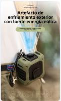 Ventilador Colgante para Cintura de Alta Velocidad para el Aire Libre - 100 Velocidades Regulables, Pantalla Digital y Batería de 8000 mAh - details 0