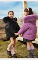 Chaqueta de Invierno para Niña Pequeña Abrigo Cálido con Capucha de Piel Sintética - details 6