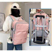 Bolsa de gimnasio USB de 17 pulgadas para mujer, mochila seca y húmeda, bolso de hombro de nailon para mujer - details 1