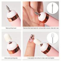 Kit de Cuidado de Uñas 5 en 1, Taladro Eléctrico Recargable por USB con Luces LED Coloridas, Sin Olor, Perfecto - details 3