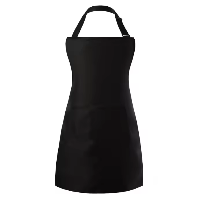 Delantal con pechera ajustable para hombre y mujer, delantales resistentes al agua con 2 bolsillos para cocina, restaurante, Chef - 1