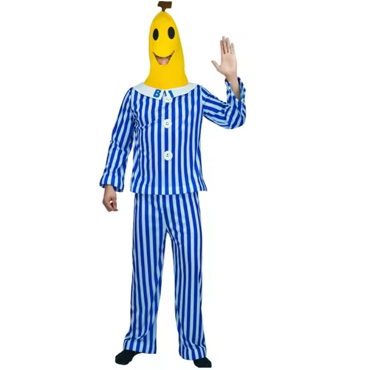 Disfraces de fiesta de rol de Halloween, disfraces de cosplay para adultos, disfraces de espectáculo escénico, pijamas, hombre plátano - 1