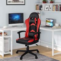 Reclinable con Cojín Lumbar y Cervical |   Respaldo Alto Acolchado |   Altura ajustable |   Ruedas Giratorias 360 °   y Reposabrazos |   Ideal Ordenador, Oficina, Videojuego o Escritorio - details 10