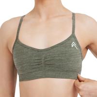 Bralette de tirantes sin esfuerzo para mujer, ropa interior deportiva de LICRA sin costuras, elástica, transpirable, mejora el pecho, ocio - details 16