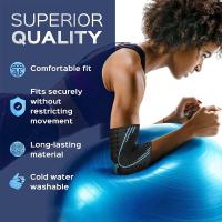 Coderas transpirables para levantamiento de pesas, entrenamiento, soporte para brazos, coderas deportivas, protector de brazo, béisbol, softbol, manga de compresión para codo - details 8