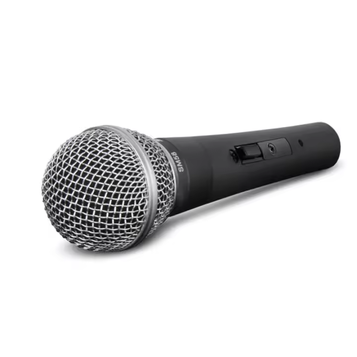 Micrófono dinámico cardioide SM58S de Metal para cantar en escenario, micrófono profesional con cable para Shure, Karaoke, BBOX, grabación Vocal - 1