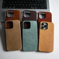 Funda de lujo para iPhone 15 Pro Max Cuero genuino Magsafe Cubierta completa - details 12