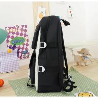 Mochila escolar, esencial para la escuela Juego de 4 piezas, con un colgante de oso, bonito y a la moda - details 12