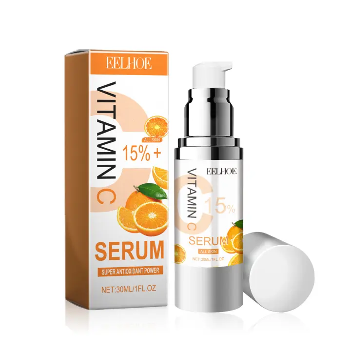 Suero Facial de vitamina C, humectante reafirmante, hidratación de la piel, nutritivo, reduce los poros, ácido hialurónico, suero Facial de 30ml - 1