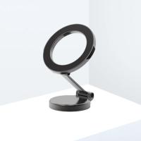 Soporte de Teléfono Móvil Plegable Magnético de Aleación de Zinc Ajustable 360° para iPhone 14, 13, 12 Pro Docks y Soportes Electrónicos - details 3