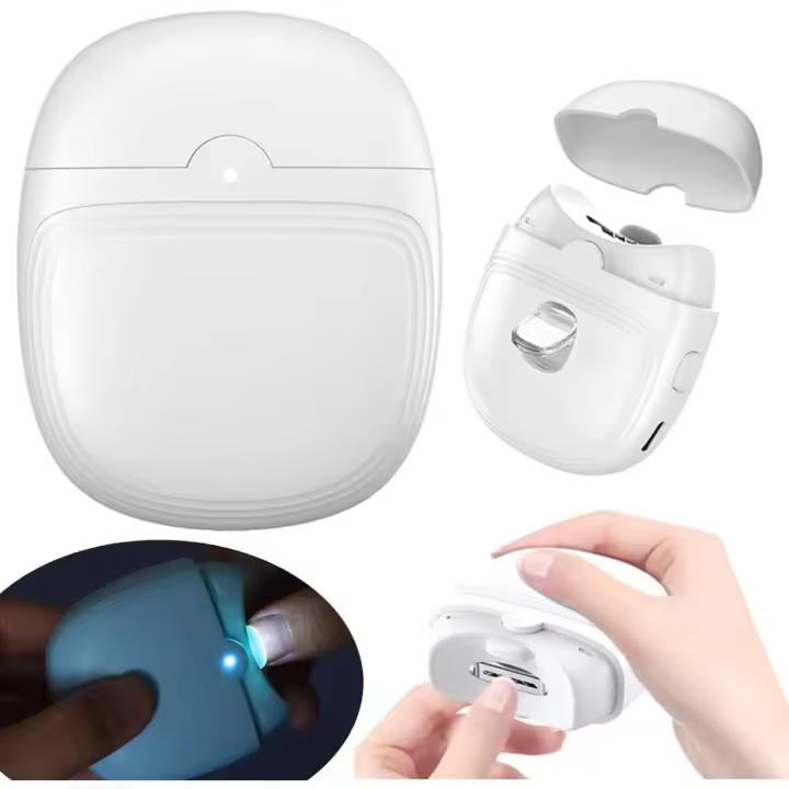 Cortaúñas automático recargable, cortaúñas eléctrico para niños, adultos y personas mayores, actualización - 1