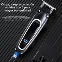 Maquinilla de Afeitar Recargable USB Electrópica para el Hogar Uso en Peluquería Pantalla Digital - details 9