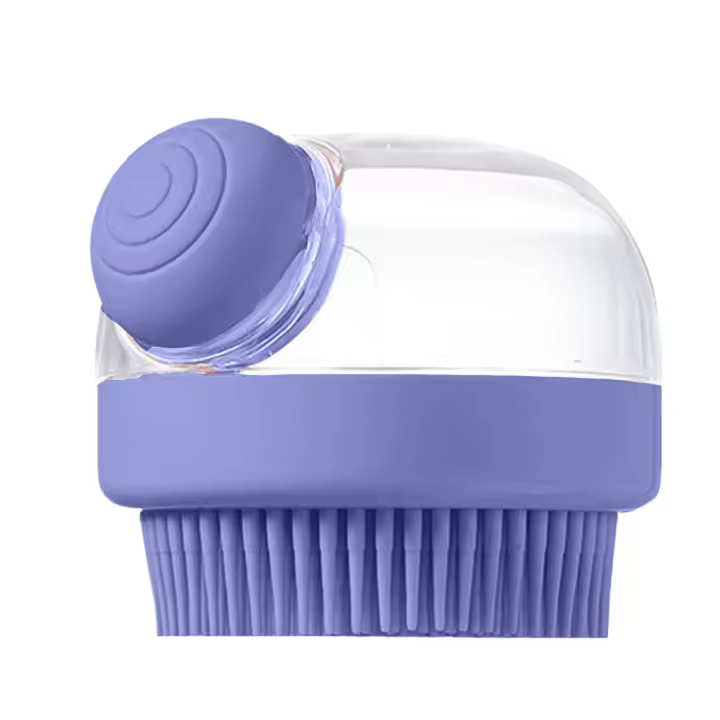 Cepillo de Baño para Mascotas Cepillo Masajeador para Perros y Gatos Ideal para Pelo Corto y Largo - 1