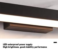 Lámpara LED de pared moderna para exteriores, Faro de puerta impermeable, negro, inoxidable, para puerta de entrada de Villa - details 9
