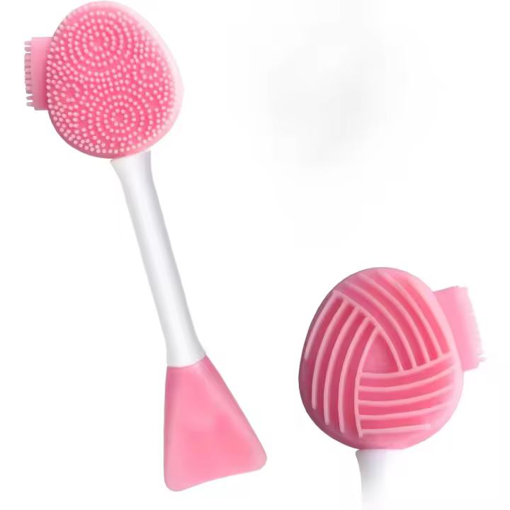 Cepillo de silicona para mascarilla Facial, cepillo Exfoliante para labios, limpieza Facial, exfoliante, espinillas - 1