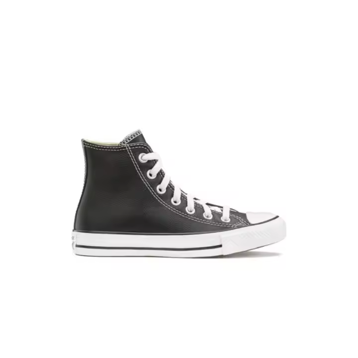 Zapatillas altas de lona negras para mujer - 1