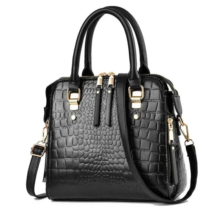 Bolsos de cuero suave para mujer, bandoleras de hombro, bandolera de compras de gran capacidad, bolso de mano, mochila de lujo de alta gama - 1