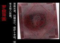 Nuevo Chongdao Hall 14 piso pasando la cerradura dorada yin-yang, brújula feng shui de la puerta de jade, brújula de 9 pulgadas - details 5