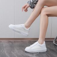 Zapatillas Casuales de Moda para Mujer 2024 Zapatos de Cuero PU de Color Sólido - details 9