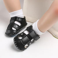 Sandalias De Verano Para Bebé Niño Casual Antideslizantes Cuero Suela De Goma Tallas Para Niños De 3 a 18 Meses - details 7