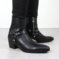 Botas Chelsea para hombre con hebilla británica puntiaguda - details 2