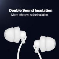 VAORLO In-Ear 3.5mm Wired Sleep Earphones With Microphone Noise Cancelling Hands-Free Calls Support Help you relax For Phone Mp3 - details 6