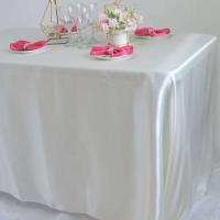 Mantel de satén para boda, fiesta, ración, ducha, Navidad, restaurante, banquete, mantel (rojo) - details 9
