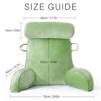 Cojín de Cabezal de Cama Almohada de Apoyo de Cuerpo en Forma de Triángulo - details 2