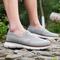 Mules antideslizantes para hombre, zapatos ligeros para caminar, transpirables, color gris - details 15