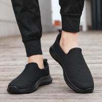 Zapatos de malla ligeros y transpirables para hombre, zapatillas informales antideslizantes para caminar al aire libre, zapatos de conducción, talla grande - details 14