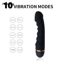 Empaque privado Sexy 10 Modos Realista Motor Fuerte Estimulador de Punto G Clítoris Vibrador Dildo Masturbadores Juguetes Sexuales Para Mujer - details 0
