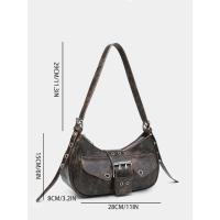 Señoras retro locomotora páramo viento multibolsa decoración de boca aceite artificial cera explosión de cuero - details 5