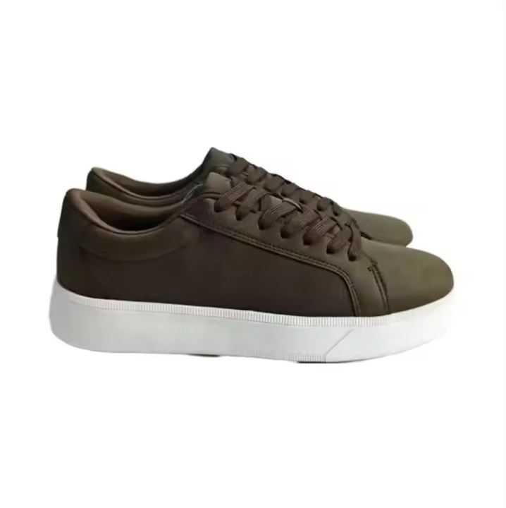Diseño 2025 nuevos zapatos antideslizantes de fondo plano para hombres para uso diario, zapatos casuales impermeables y transpirables - 1
