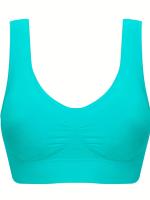 Sujetadores Deportivos Inalámbricos, 3 piezas, Sujetador De Tanque Elástico Cómodo Y Transpirable, Lencería Y Ropa Interior Para mujer - details 17