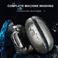 Afeitadora eléctrica 6 en 1 para hombre, máquina de afeitar con 9 cuchillas, cabezales flotantes, recortadora de pelo de oreja y nariz, cepillo Facial recargable - details 3