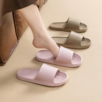 Zapatillas planas ligeras de EVA para mujer, zapatos de baño cómodos para masaje, toboganes de Interior para parejas, zapatos de ducha para el hogar, verano, nueva moda - details 15