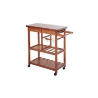 Carrito de Cocina de 4 Niveles Rodillas Estantería de Almacenamiento Botellero Para Sala de Estar - details 9