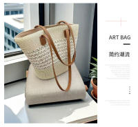 Bolso de paja para mujer, nuevo bolso de hombro de gran capacidad para vacaciones al aire libre en la playa junto al mar - details 7